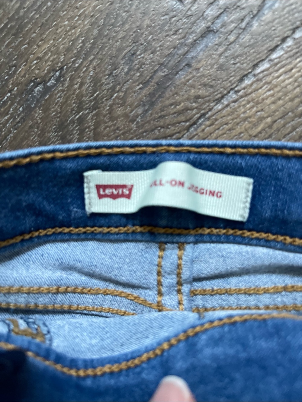 Levi's Toddler Denim Jeggings Trio - Black, Medium Blue, Light Blue 12 Month - Picture 2 of 4